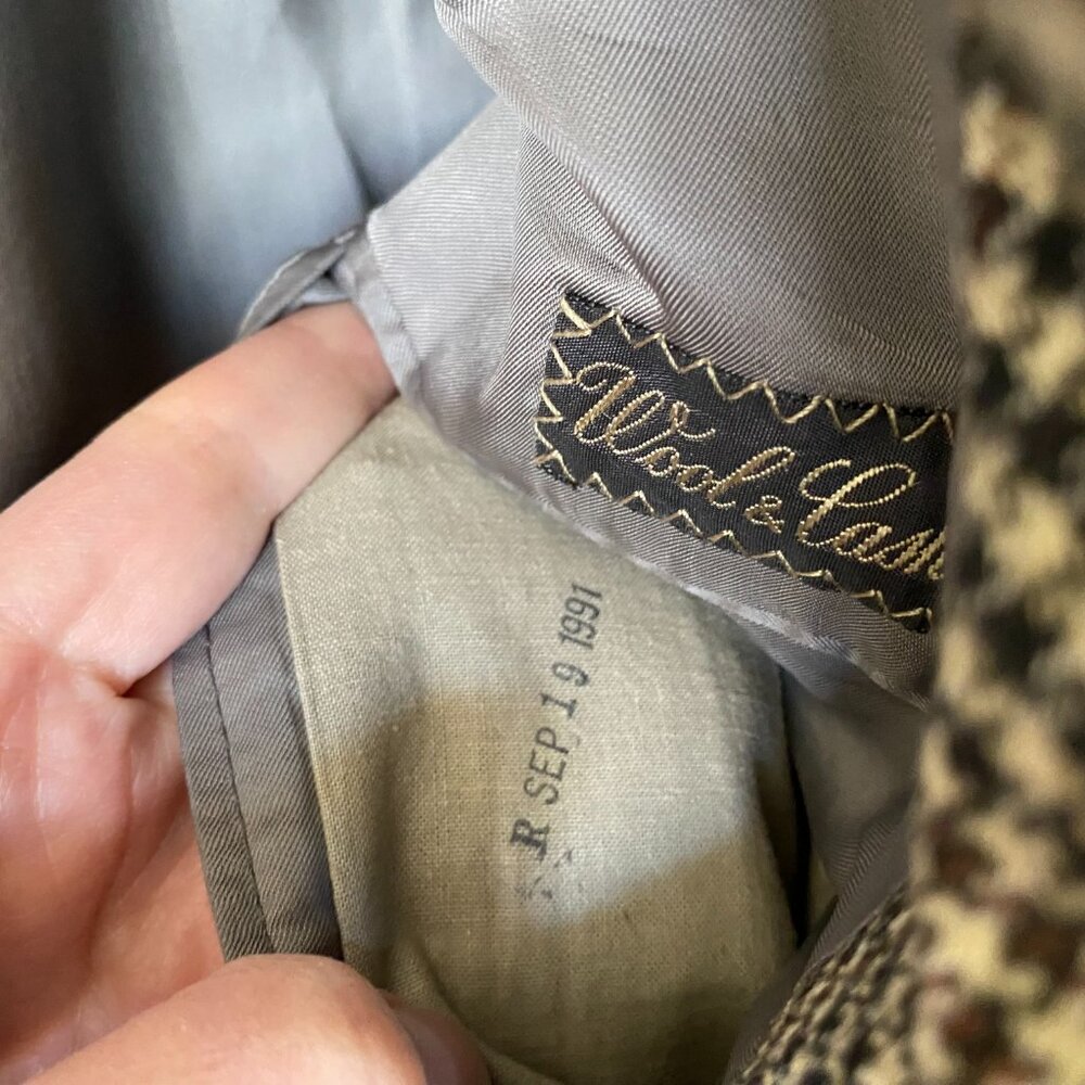 Vintage Ermenegildo Zegna Wool Cashmere Blazer Mens EU 54R Boyds Philadelphia - Picture 16 of 16
